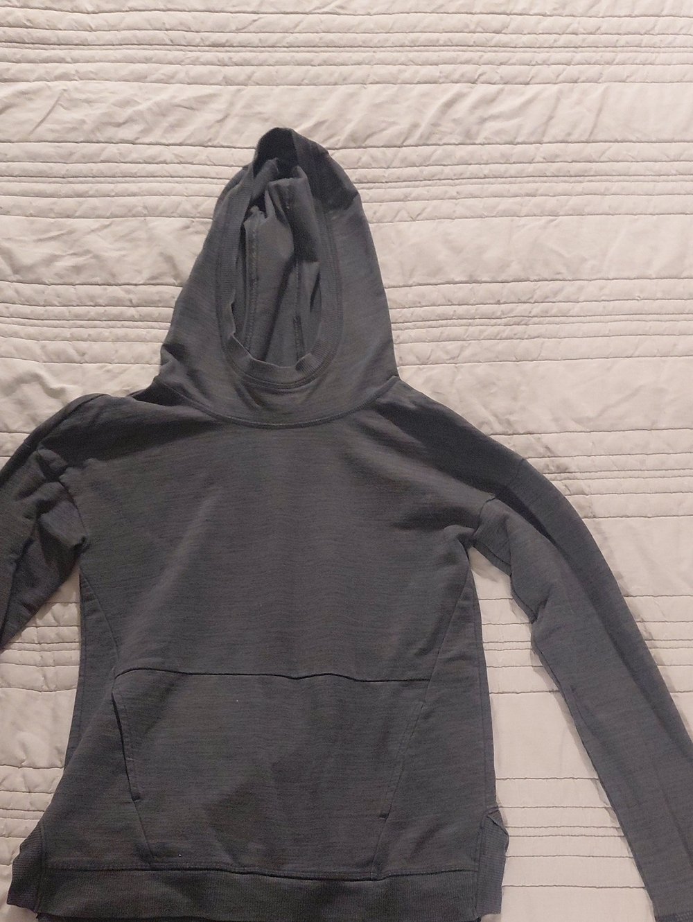 Athletic Works Charcoal Gray Hooded Pullover